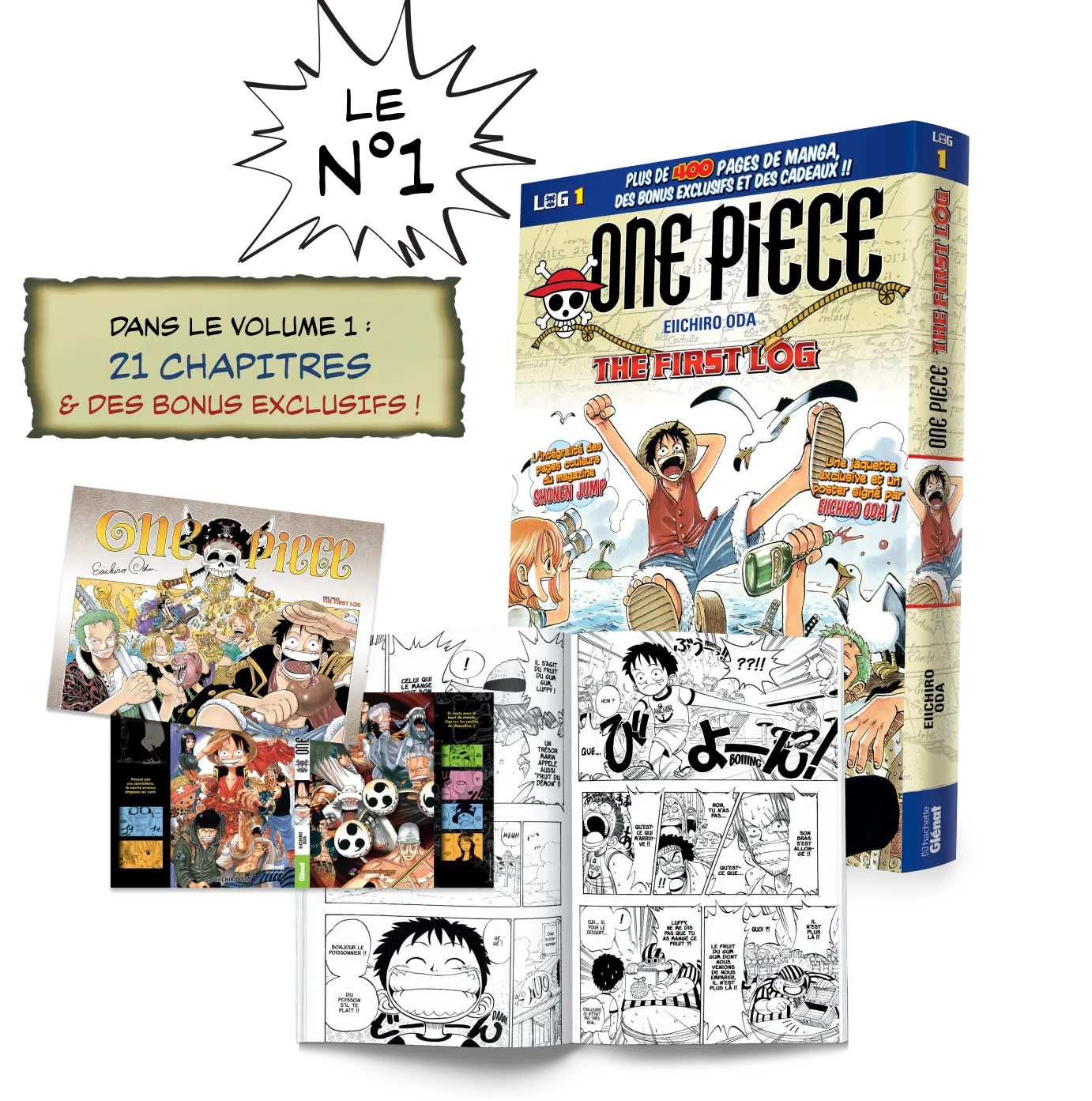 Le tome 1 One Piece en grand format collector