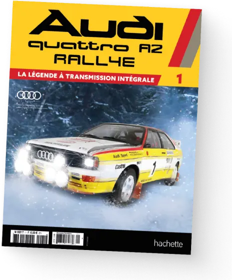 De passionnants fascicules pour tout savoir l'Audi quattro et son histoire