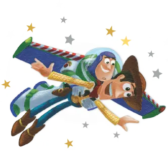 Woody et Buzz l'éclair de Toy Story