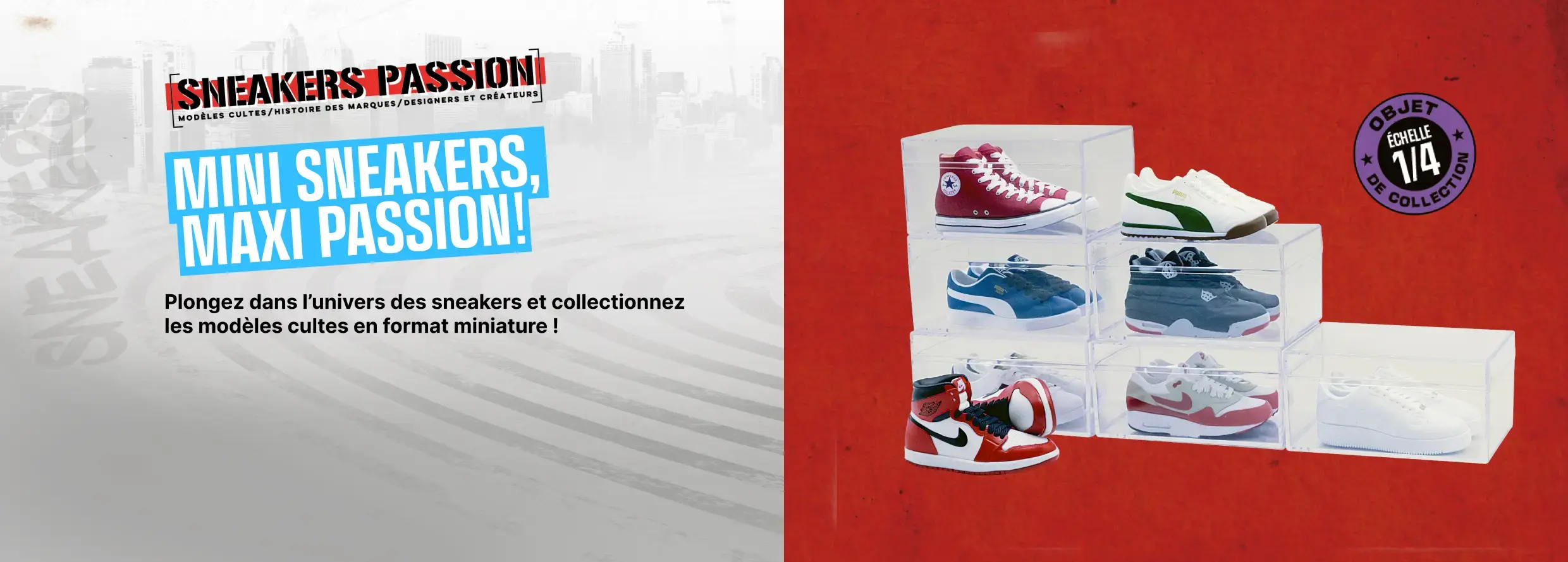 Mini sneakers, maxi passion